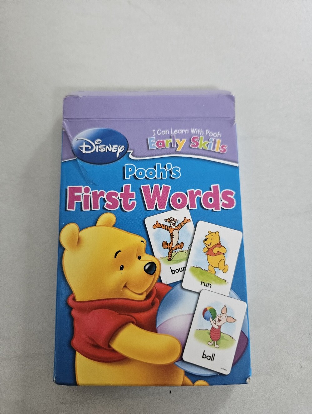 Disney Pooh First Words Flash Cards - Purple, Blue, Yellow, Red